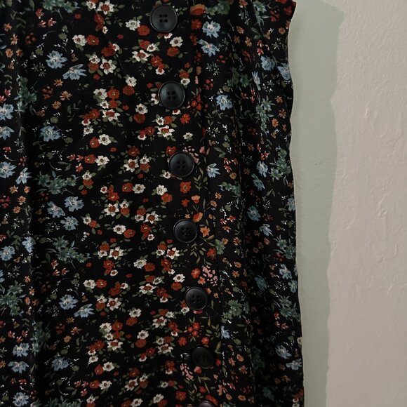 Floral A-Line Skirt - Picture 3 of 4